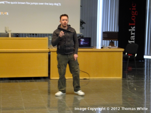 Charles Foster speaking at XML Prague 2012