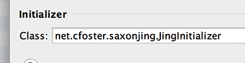 Saxon Jing Initializer in oXygen